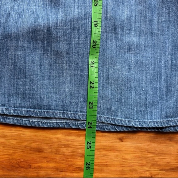 J.Crew Chambray Peasant Blouse - Small - Picture 6 of 9